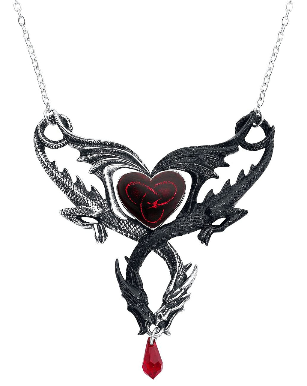 [Australia] - Alchemy Gothic The Confluence of Opposites Women Necklace Standard, Pewter, 