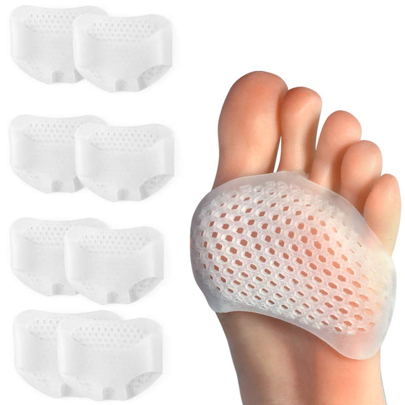 [Australia] - Hoogoo Toe Pads Ball of Toe Cushions Metatarsal Pads Ball of Foot Pads Mortons Neuroma Callus Metatarsal Foot Pain Relief Bunion Forefoot Cushioning Relief Women 