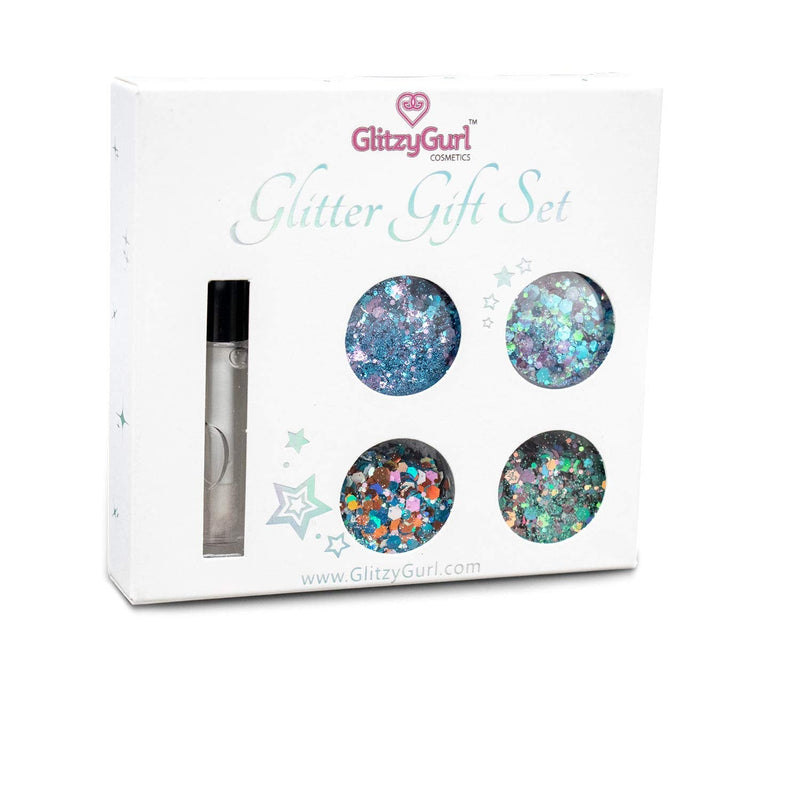[Australia] - Holographic Glitter Gift Set Unicorn Mermaid Iridescent Chunky Glitter (Mystical Mermaid) 