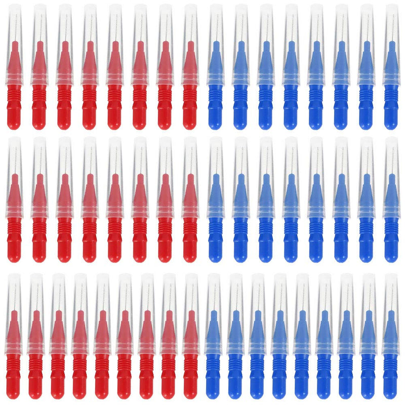 [Australia] - Interdental Brushes 50PCS Toothpick 2.5mm,3mm Tooth Cleaner Tooth Flossing Head Soft-Picks Healthy Dental Hygiene Brush Dental Pick for Daily Healthy Teeth and Gums 