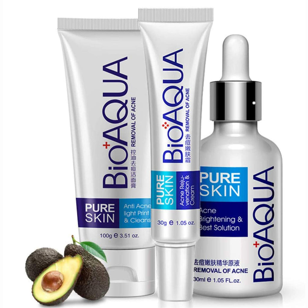 [Australia] - BIOAQUA 3in1 Face Acne Scar Removal Spots Pimples Oil Cream Scar Blemish Marks Moisturizing Oil 100g+30g+30ml 