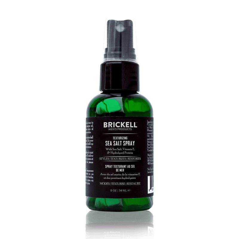 [Australia] - Brickell Men's Texturizing Sea Salt Spray for Men, Natural & Organic, Alcohol-Free, Lifts and Texturizes Hair for a Beach or Surfer Hair Style, 59 ml 59 ml (Pack of 1) 