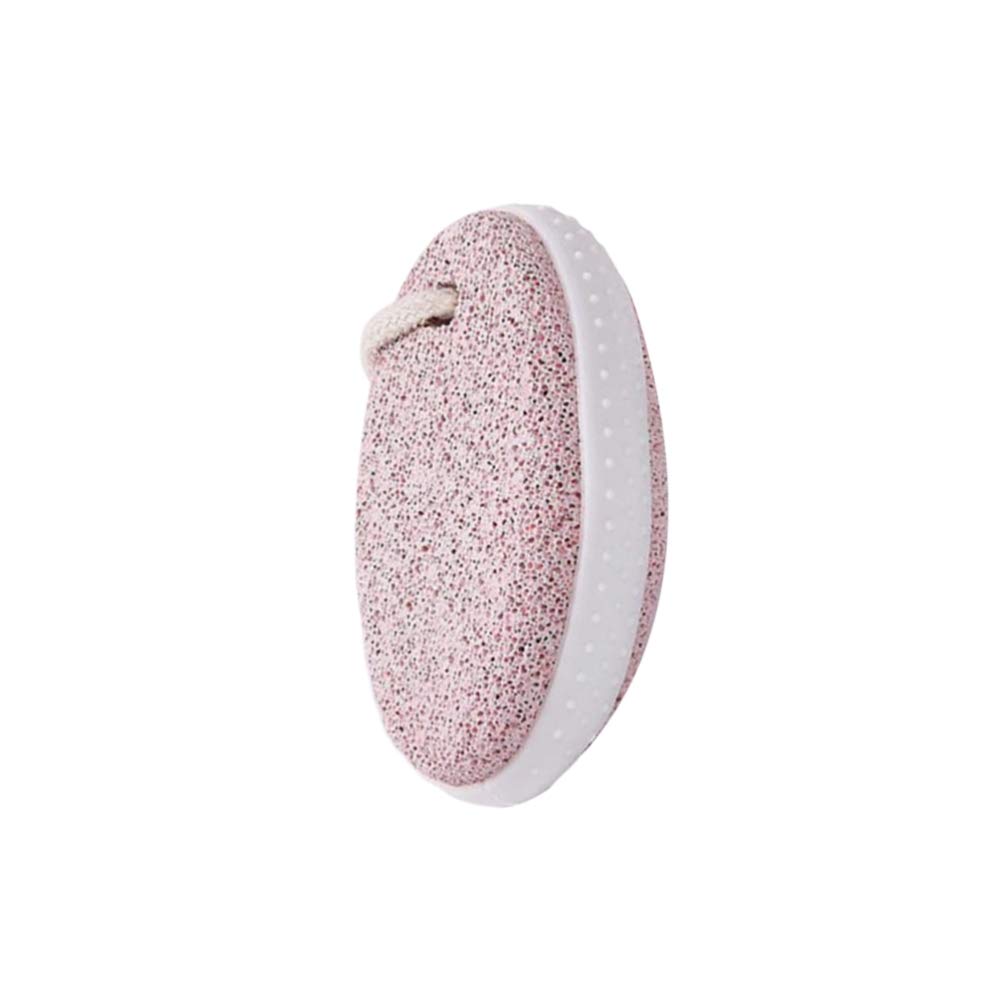 [Australia] - HEALLILY Pumice Stone for Feet Oval Foot Scrubber Exfoliating Dry Dead Skin Remover for Hands Heels Body Foot Care Tool Pink 