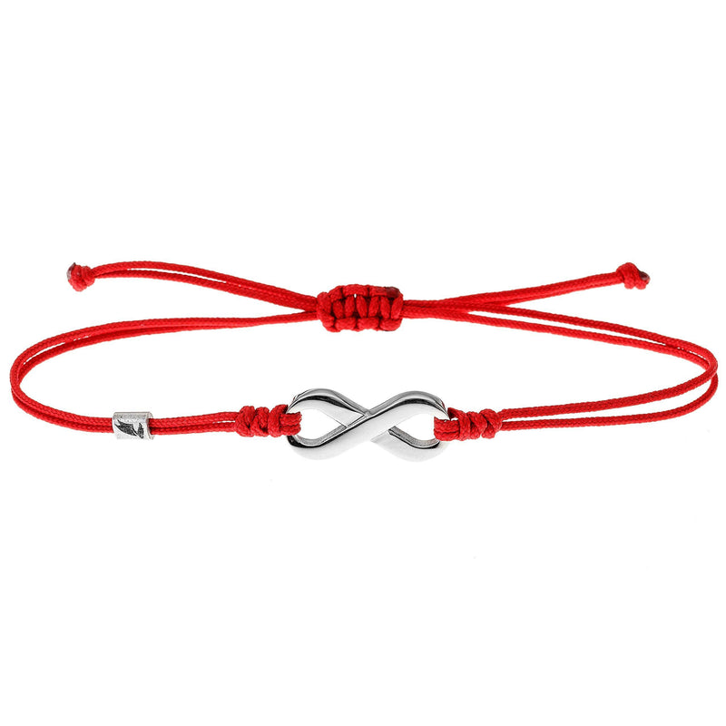 [Australia] - Wind Passion Inspirational String Bracelet with Charm, Adjustable Unisex Pendant Rope Thread Bracelets for Women Men Red Heart Infinity 