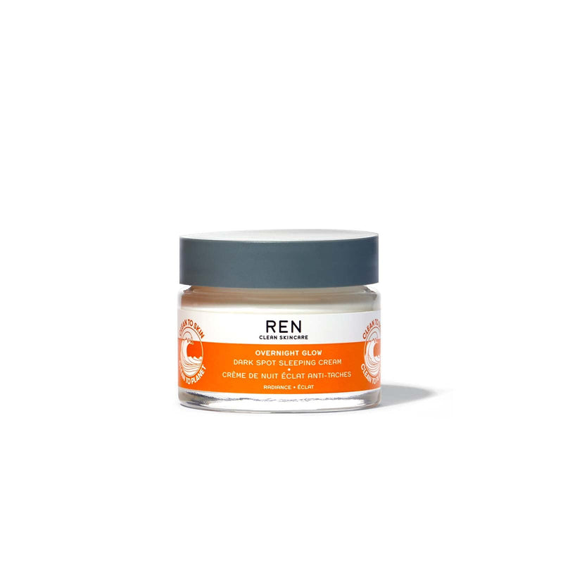 [Australia] - REN Clean Skincare Dark Spot Removal Overnight Cream - Proven to Reduce Hyperpigmentation with Natural Algae and Phytoglycogen - Cruelty Free & Vegan Hydrating Facial Moisturizer, 50 ml 
