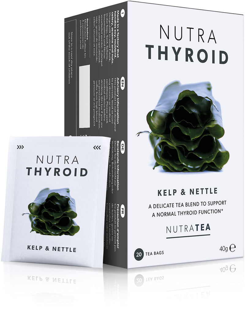 [Australia] - NUTRATHYROID - Thyroid Health Tea | Metabolism Tea - Providing Thyroid Support - Includes Kelp, Bladderwrack & Ashwagandha - 20 Enveloped Tea Bags - by Nutra Tea - Herbal Tea 20 Count (Pack of 1) 