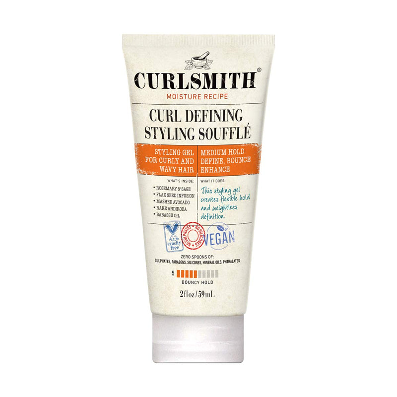 [Australia] - Curlsmith Curl Defining Styling Soufflé - Vegan Medium Hold Styling Gel for Wavy, Curly and Kinky Hair (59ml) 59 ml (Pack of 1) 