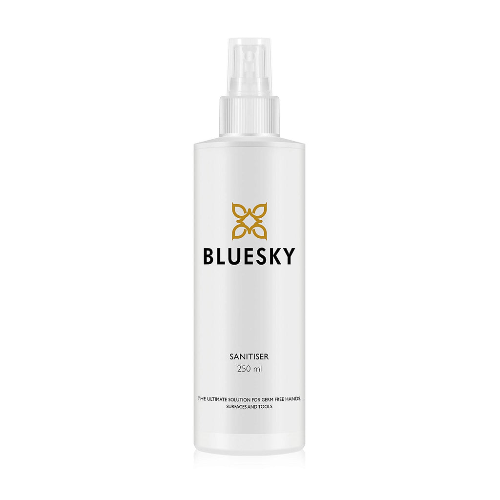 [Australia] - Bluesky Hand Sanitiser Spray For Nails and Surfaces, Antibacterial Cleanser, 99.9 Percent Isopropyl Alcohol, 250 ml 