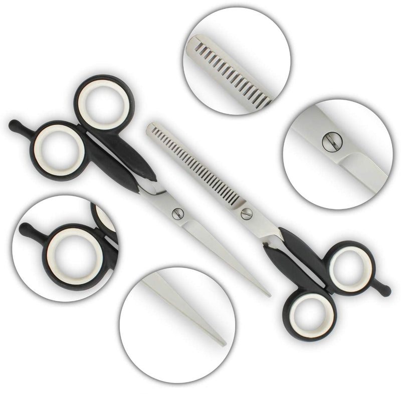 [Australia] - THE BODY TOOLS Hairdressers Professional 6 Inch Hairdressing Barber Scissors Set Cutting Shears With FIXED Screw for Men and Women 