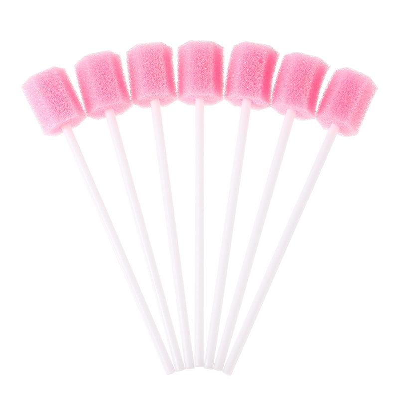 [Australia] - Artibetter 100pcs Disposable Dental Swabs Portable Mouth Sponge Sticks One Time Use Oral Care Swab Sticks Mouth Cleaner 