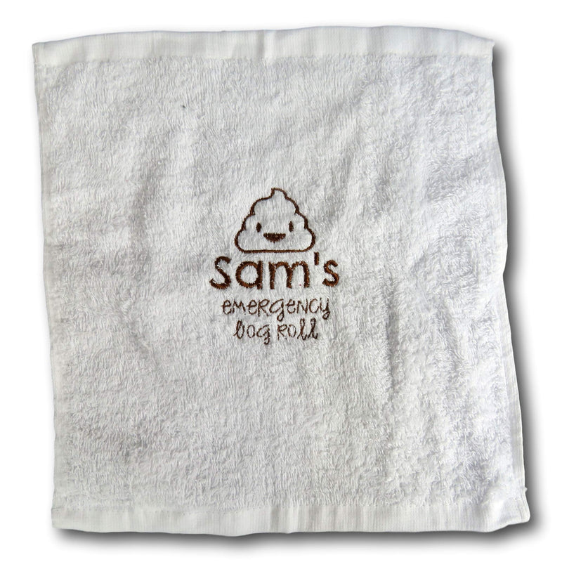 [Australia] - Emergency bog roll | Funny Flannel | Embroidered Flannel Gift | for Men Funny Gift | Toilet roll Shortage | Reusable Toilet roll | Funny Flannel 