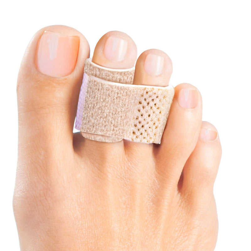 [Australia] - Welnove 6Pcs Hammer Toe Straightener, Hammer Toe Splints, Toe Cushioned Bandages for Correcting Hammer Toes, Broken Toes, Crooked Toes & Overlapping Toe 