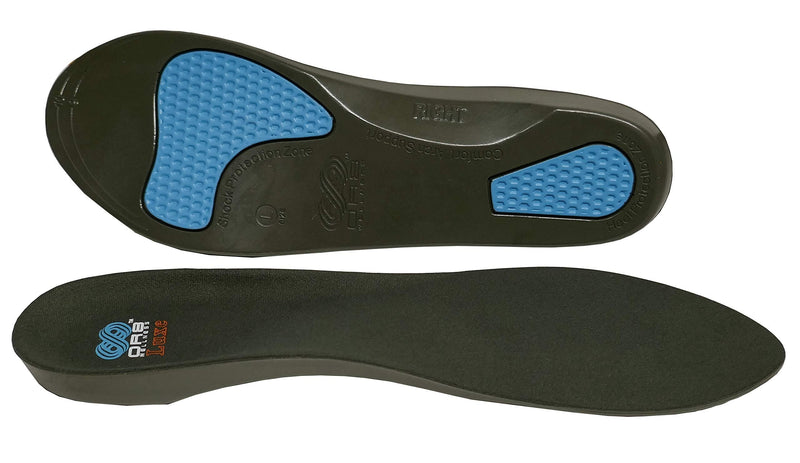 [Australia] - Luxe PU Foam Orthotic Shoe Insole Plantar Fasciitis Relief. Arch Support. Ultimate Foot Cushion Insert. Heel Pain Relief. (11-12.5 (X-Large)) 11-12.5 (X-Large) 