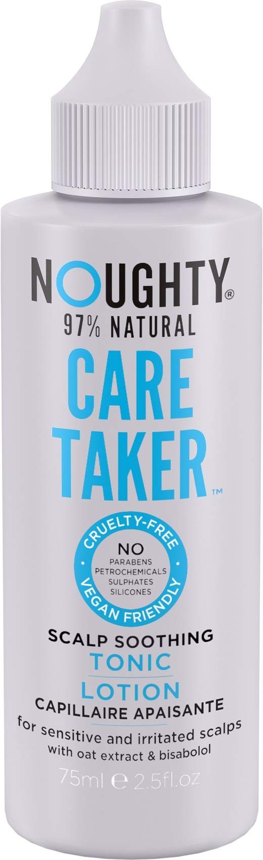 [Australia] - Noughty Care Taker Scalp Soothing Tonic, for Sensitive and Irritated Scalps, Fragrance Free, Gentle on Skin & Hair, Leave In Treatment 97% Natural Sulphate Free Vegan Skin & Haircare (75ml Spray) 