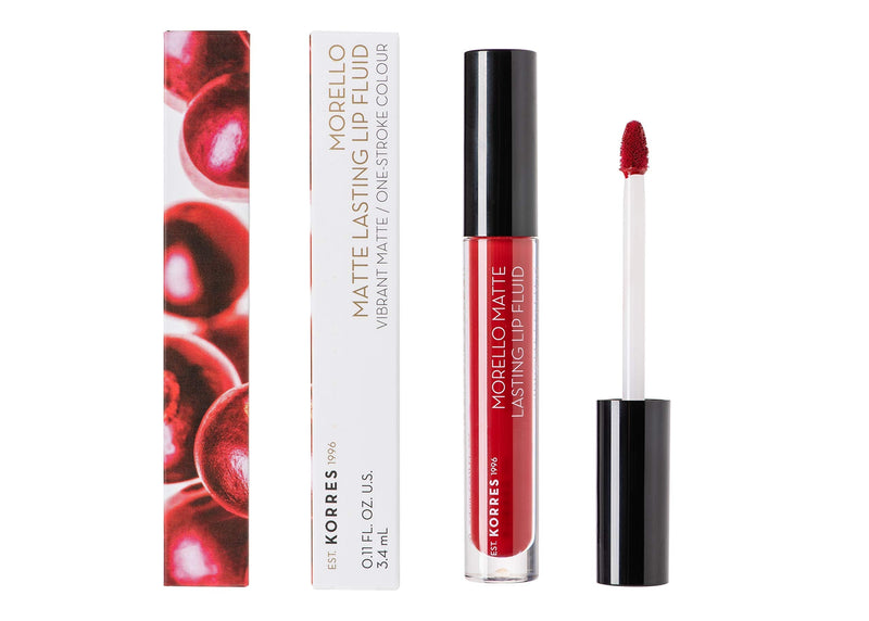 [Australia] - Korres Morello Matte Lasting Lip Fluid No. 59 Brick Red, 12 Pack (12 x 28 g) 