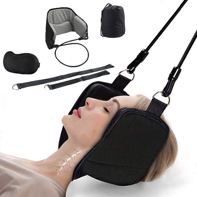 [Australia] - Rarurko Hammock for Neck,Portable Decompression Cervical Traction Device,Head Hammock for Neck Shoulder Pain Relief and Physical Ther 