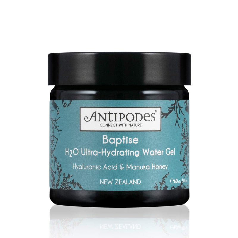 [Australia] - Baptise H2O Ultra-Hydrating Water Gel Moisturiser ‚Äì Plant-based Hyaluronic Acid & Manuka Honey ‚Äì Hydrating Moisturiser ‚Äì Dry Skin, Dehydrated Skin & Most Skin Types ‚Äì 60ml 