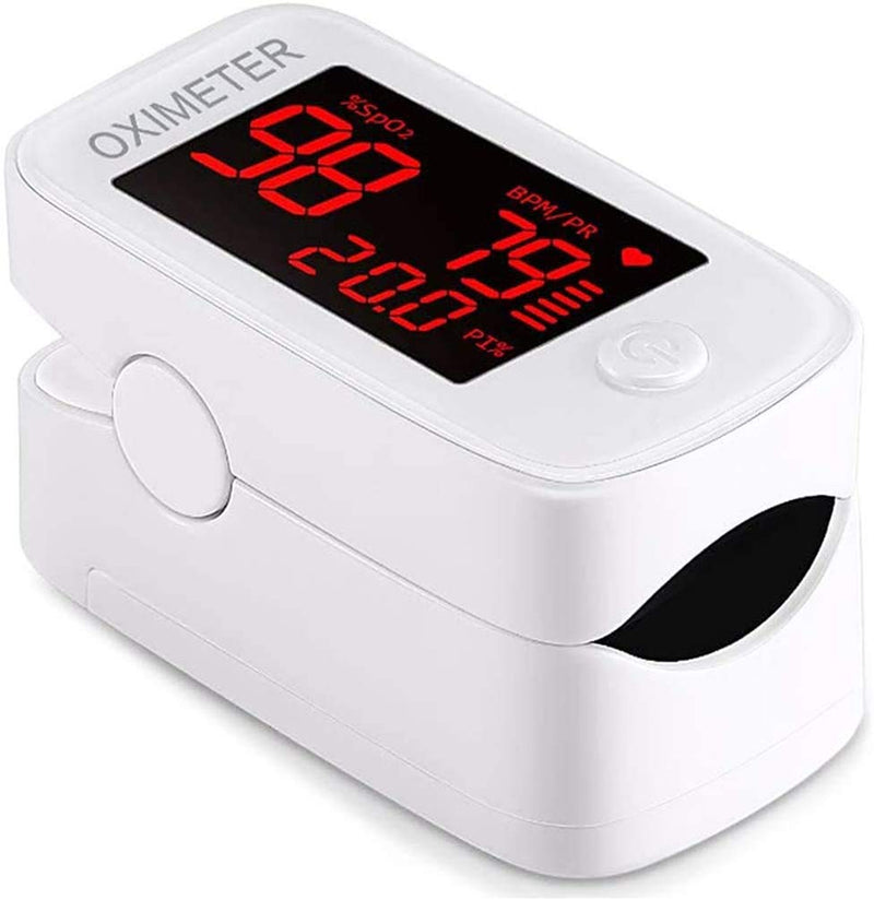 [Australia] - Finger Pulse Oximeter with Led Display Blood Oxygen Saturation Monitor for Adult and Child Family Health Care 
