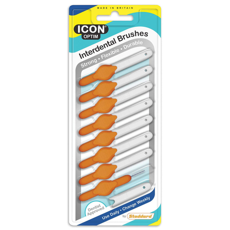 [Australia] - ICON OPTIM Interdental Brush XXXFine Orange (Pack 8) 