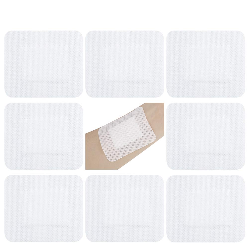 [Australia] - RosewineC Adhesive Sterile Wound Dressings,Suitable for Cuts and Grazes, Diabetic Leg Ulcers, Venous Leg Ulcers,Small Pressure Sores (60mm x 70mm),Pack of 50 