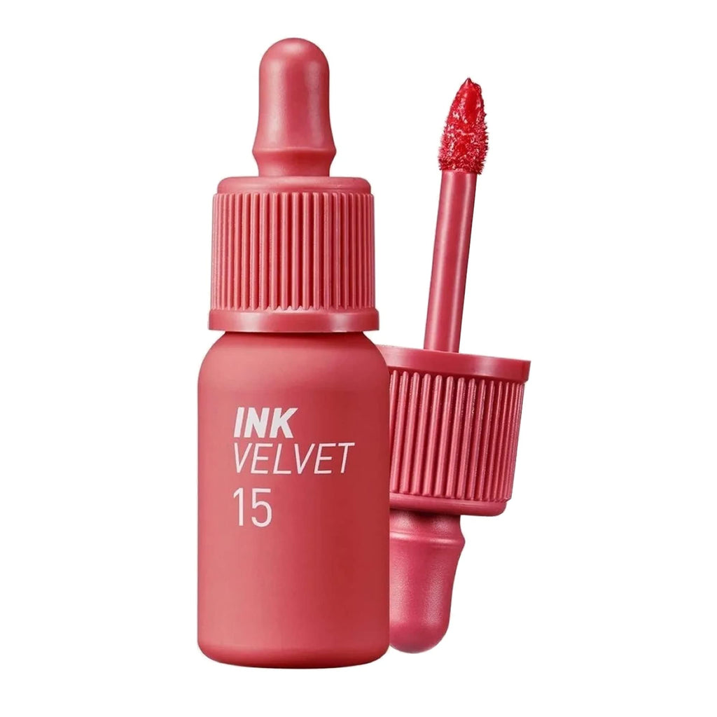 [Australia] - Peripera Lip Ink Velvet Tint Soft - Glowing Cosmetics Smooth And Shining, Long Lasting Makeup - Beauty Peak Rose 
