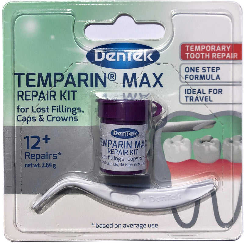 [Australia] - DenTek Temparin Max Repair Kit for Lost Fillings, Caps & Crowns 12+ Repairs 