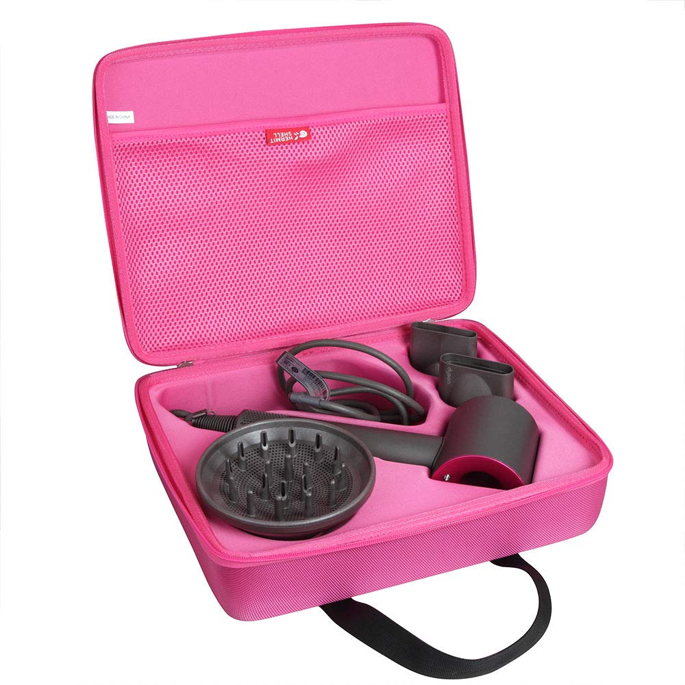 [Australia] - Hermitshell Hard Travel Case for Dyson Supersonic Hair Dryer (Fuchsia) Fuchsia 