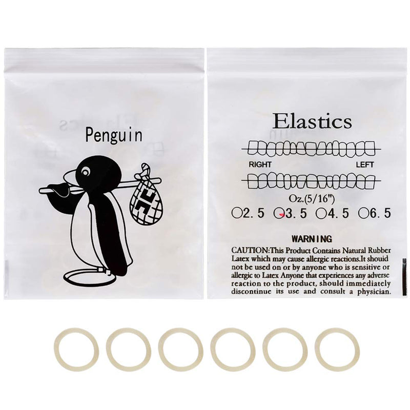 [Australia] - RZJZGZ 5 Pack (500 Pcs) Dental Orthodontic Elastics Latex Rubber Bands for Braces Great for Dentist, Dreadlocks, Braids, Top Knots (5/16 Inch) 5/16 Inch 