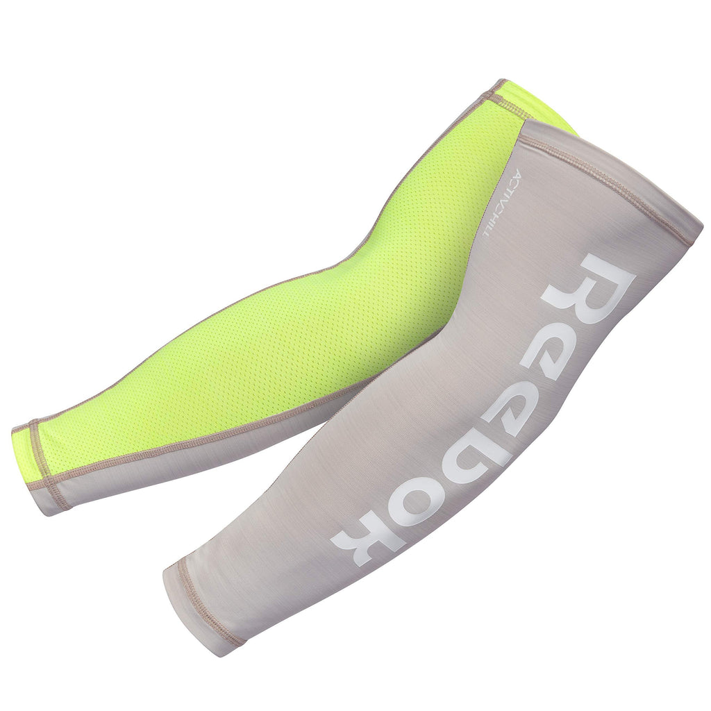 [Australia] - Reebok Unisex Activchill Arm Sleeves ACTIVCHILL Arm Sleeves M - 25-30 cm (around the bicep) Grey 