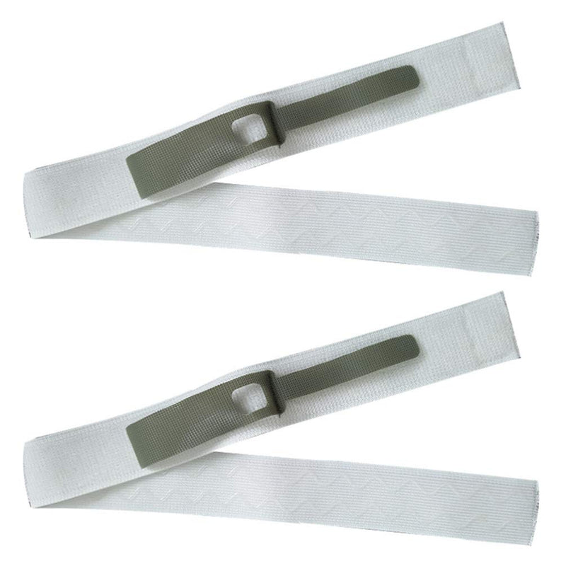 [Australia] - Artibetter 2Pcs Catheter Bag Straps Catheter Leg Wrap Holders Catheter Urine Bag Fixation Tape Urinary Incontinence Supplies for Men and Women, White 