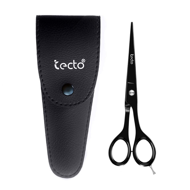 [Australia] - Tecto 6" Professional Hairdressing Scissors, Barber Hair Scissors Super Sharp Blades, Hair Cutting Scissors Black Colour, Salon Shears Hair Scissors for Women for Women, Men, Children and Adults 