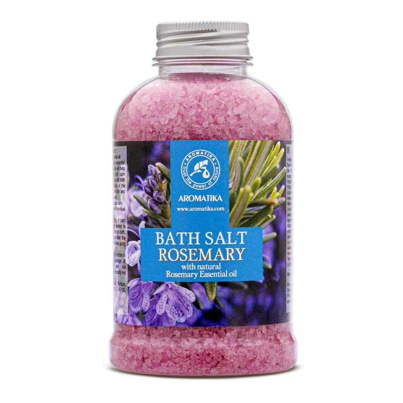 [Australia] - Rosemary Bath Salt 600g with Natural Rosemary Essential Oil - Bath Salts - Body Care - Best for Good Sleep - Beauty - Bathing - Body Care - Wellness - Relax - Aromatherapy - Spa 
