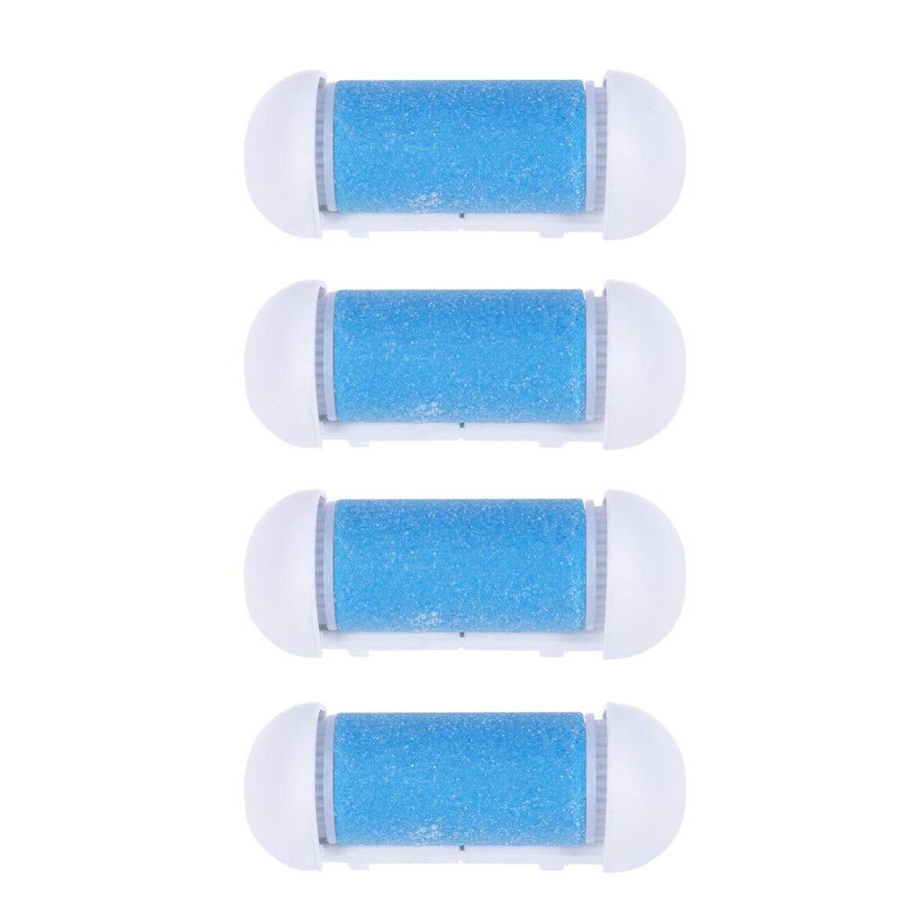 [Australia] - HEALLILY 4pcs Pedicure Refills Callus Remover Replacement Roller Heads Foot Dead Skin Remover Rollers Blue 