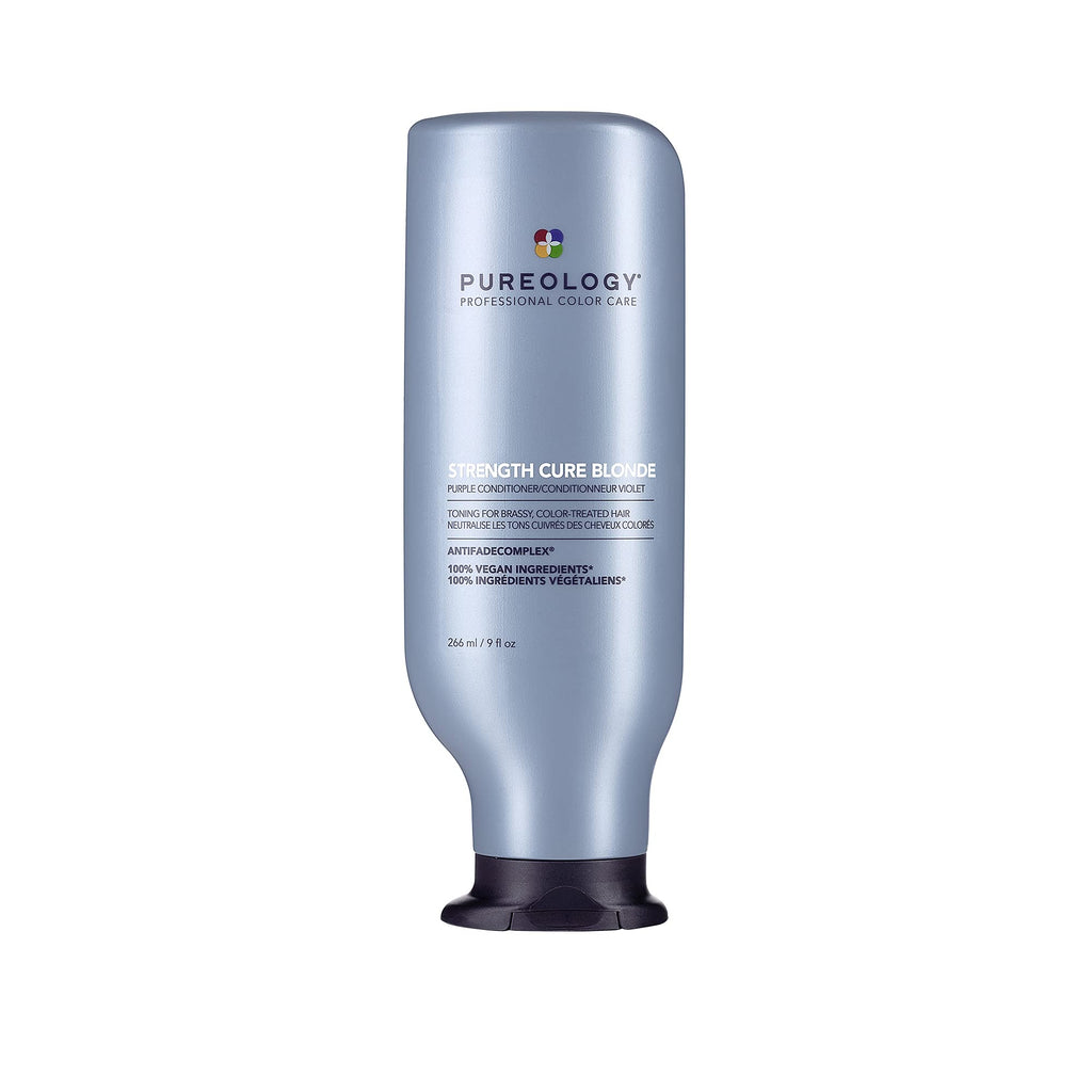 [Australia] - Pureology | Strength Cure Blonde | Purple Conditioner | Restore & Tone for Brassy Blonde Hair| Vegan | 266ml 