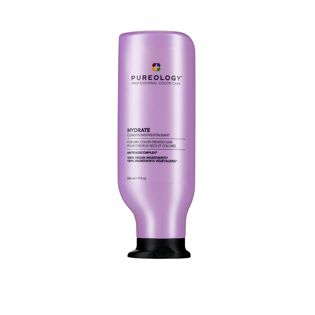 [Australia] - Pureology | Hydrate | Moisturising Conditioner | For Medium to Thick Dry, Colour Treated Hair | Vegan 266 ml (Pack of 1) 