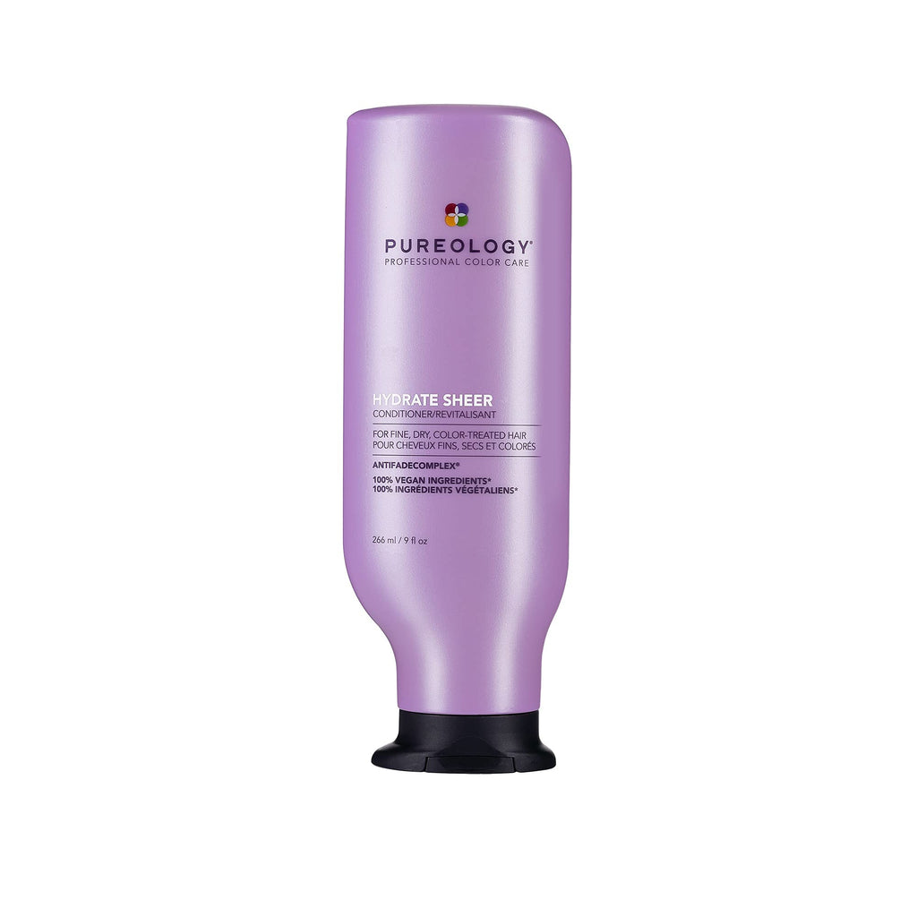 [Australia] - Pureology | Hydrate Sheer | Moisturising Conditioner| For Fine, Colour Treated Hair | Vegan 266 ml (Pack of 1) 