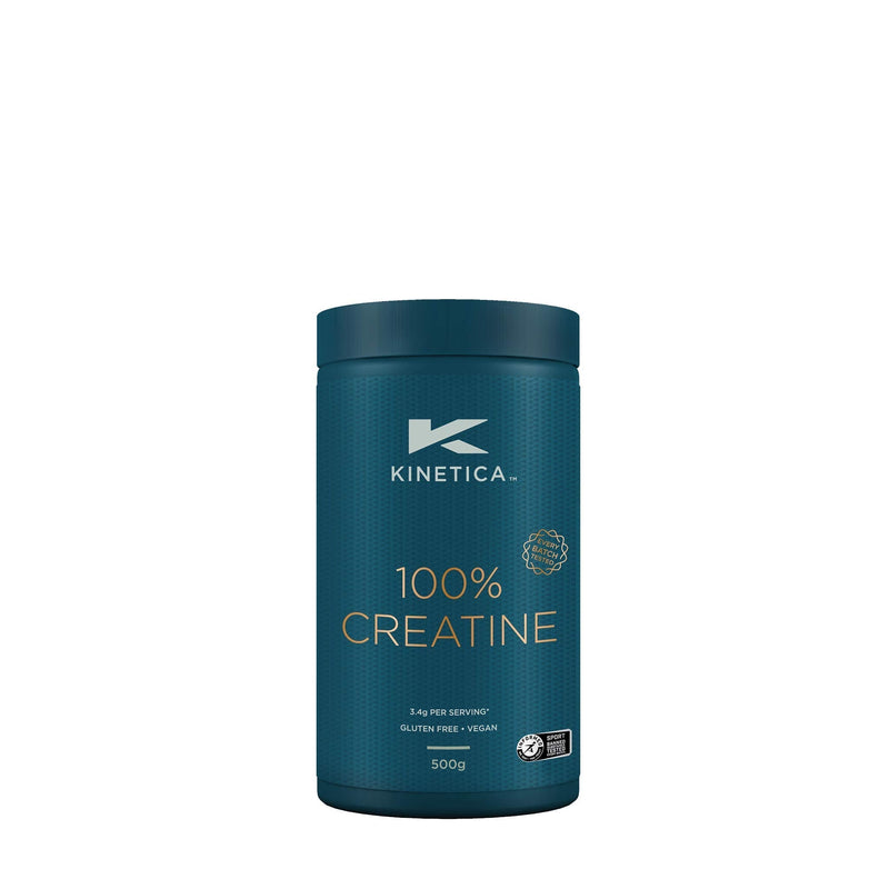 [Australia] - Kinetica 100% Creatine Monohydrate Powder, Gluten Free, Suitable for Vegans, 147 Servings, Unflavoured, 500g 