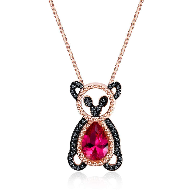 [Australia] - VONALA Panda Gifts for Women 925 Sterling Silver Panda Bear Pendant Necklace Jewellery for Girlfirend, Birthday Gifts 