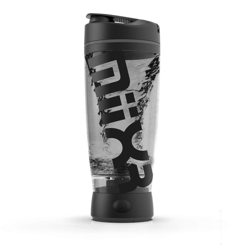 [Australia] - PROMiXX Original Shaker Bottle (MiiXR Edition) - Battery-powered for Smooth Protein Shakes - BPA Free, 600ml Cup (Black/Grey) Black/Grey 