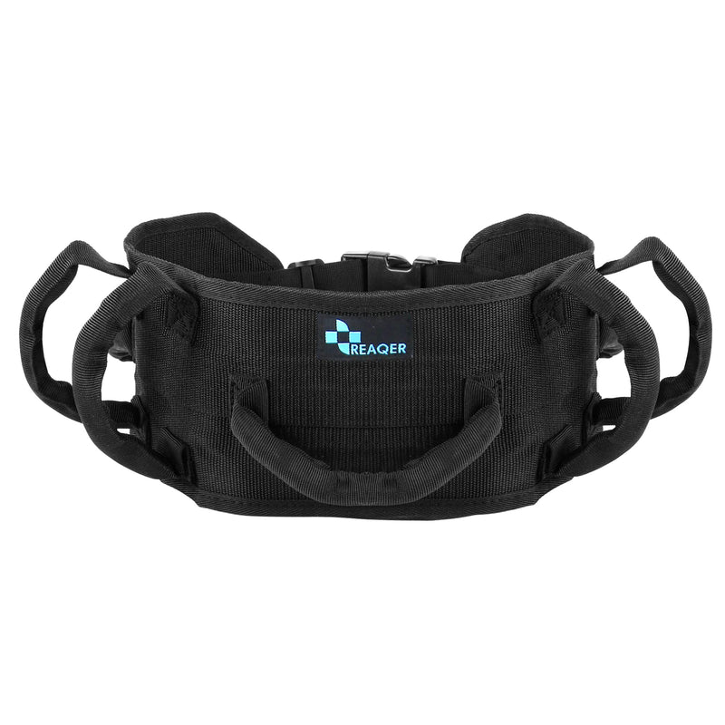 [Australia] - REAQER Gait Belt with Handles Durable Transfer Lift Belt for Seniors, Elderly, Bariatric, Occupational and Physical Therapy(Adjustable Waist Circumference:31"~51") 