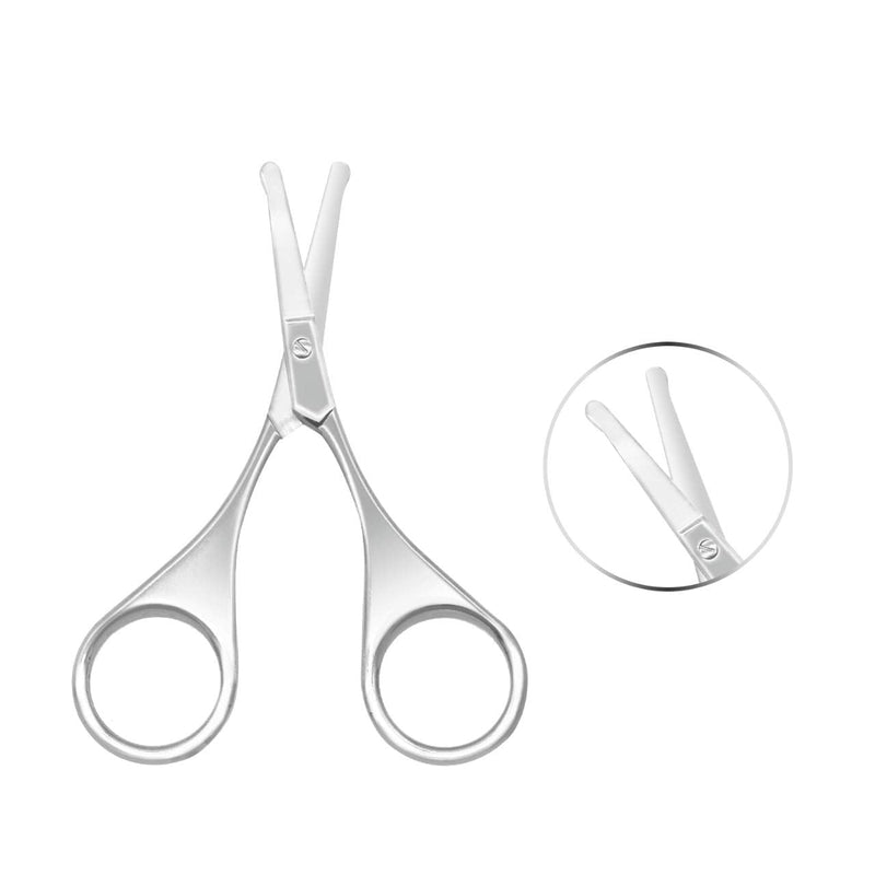 [Australia] - Nose & Ear Rounded Tip Scissors - Multipurpose - Best for Nose, Eyebrows, Ear, Beard & Moustache 