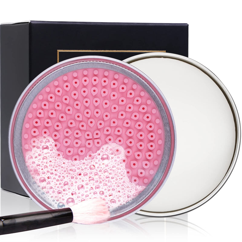 [Australia] - DUcare Makeup Brush Clean Set: Solid Soap Cleanser - Easy to Clean Blenders Brushes Shampoo Removes Shadow Color Cosmetic Colors for Daily Use Travel Set (Coconut Oil) 1PCS 