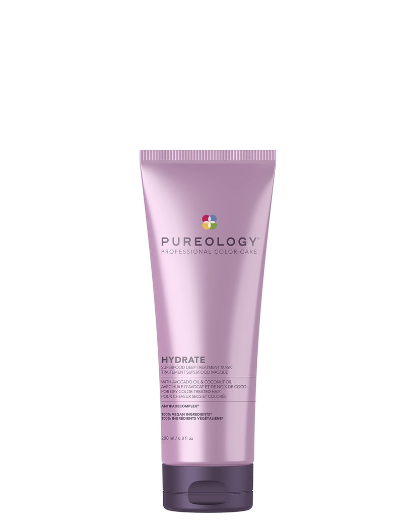 [Australia] - Pureology | Hydrate | Superfood Deep Treatment Mask | For Medium to Thick Dry, Colour Treated Hair | Vegan | 200ml 