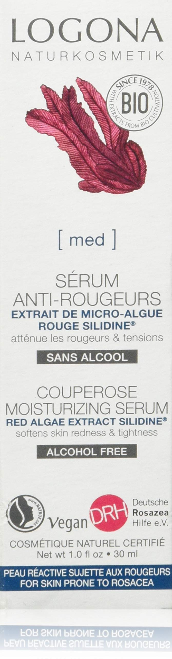[Australia] - Logona Med Couperose Moisturizing Serum Red Algae Extract Silidine 