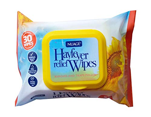 [Australia] - NUAGE Hayfever Relief Wipes, suitable for face and hands, Remove and Trap Pollen- 30pack 