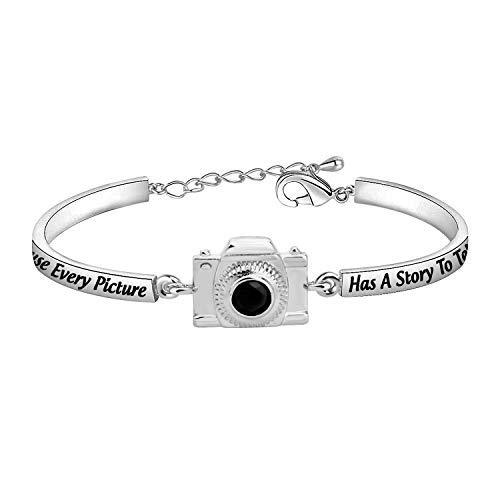 [Australia] - Photograph Bracelet Camera Charm Because Every Picture Has a Story to Tell Photography Gifts for Photographers Women Best Friends Photograph Bracelet 