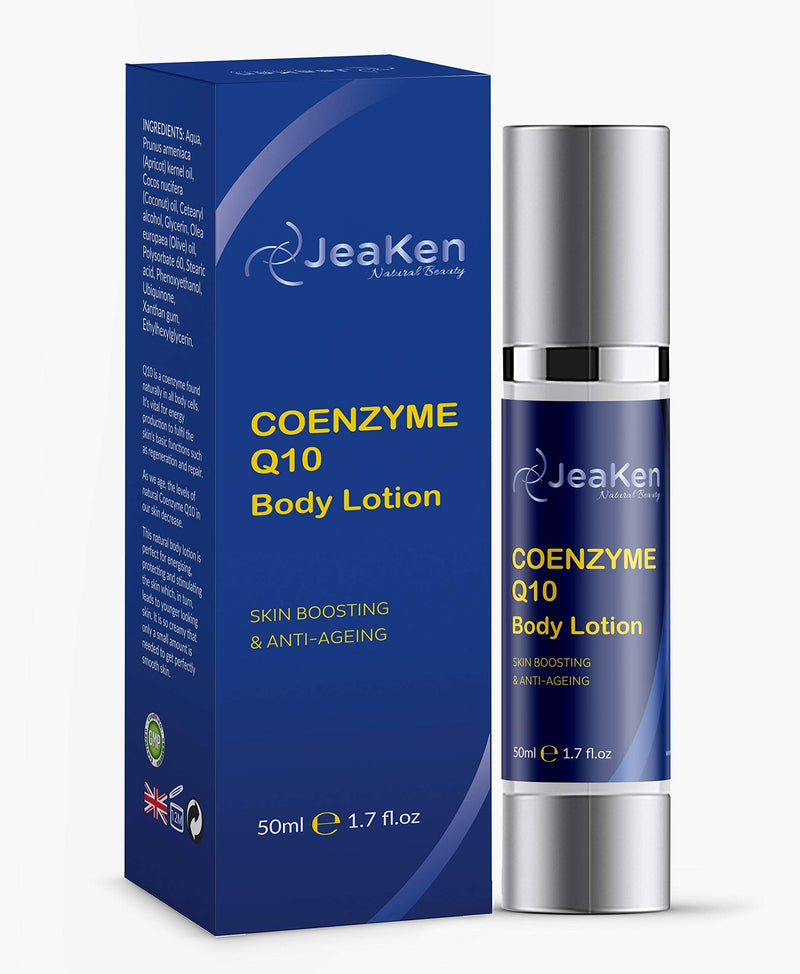 [Australia] - COENZYME Q10 NATURAL BODY LOTION - Anti-Ageing Firming Body Lotion to Keep Wrinkles and Fine Lines at Bay - Vegan Body Lotion Women and Mens Body Lotion for Very Dry Skin- 50ml Hydrating Lotion Bottle 