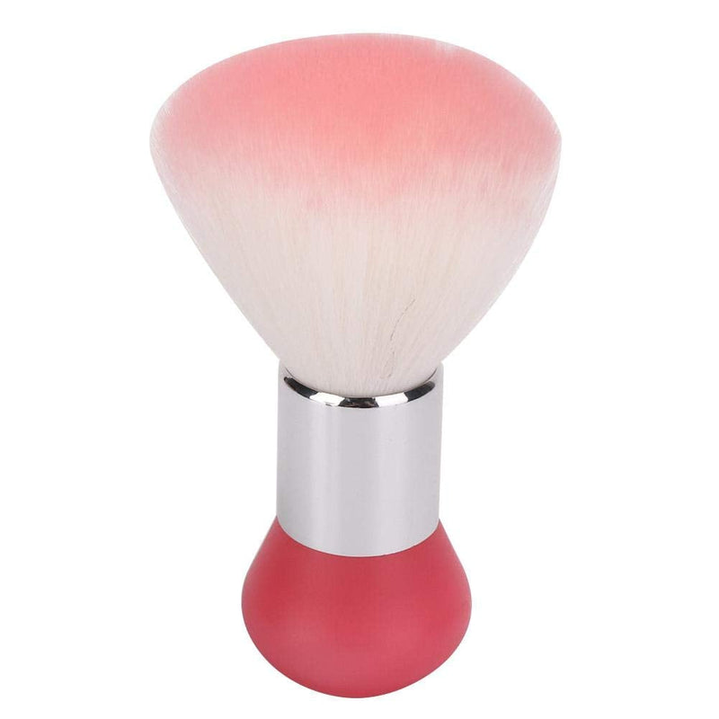 [Australia] - Neck Duster,Broken Hair Sweep,Broken Hair Sweep Brush Hairdressing,Broken Hair Cleaning Brush for Barber Shop,Soft Barber Face Cleaning Hairbrush (Pink) Pink 