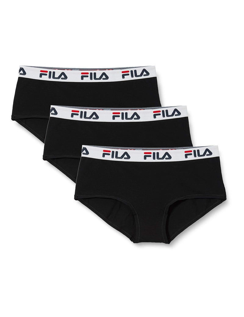 [Australia] - Fila Women's FI/2BCX3 Underwear, Blue/Black/White, M 