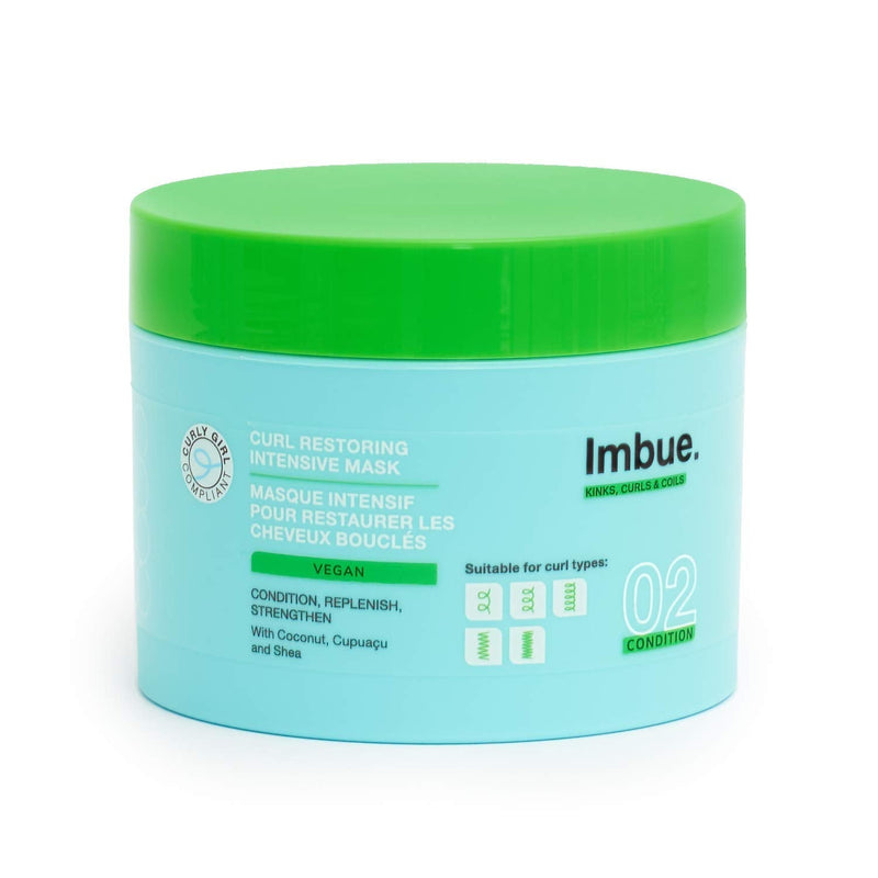 [Australia] - Imbue Curl Restoring Intensive Mask - Protein Rich Deep Conditioner, Vegan and Curly Girl Friendly, 300ml 